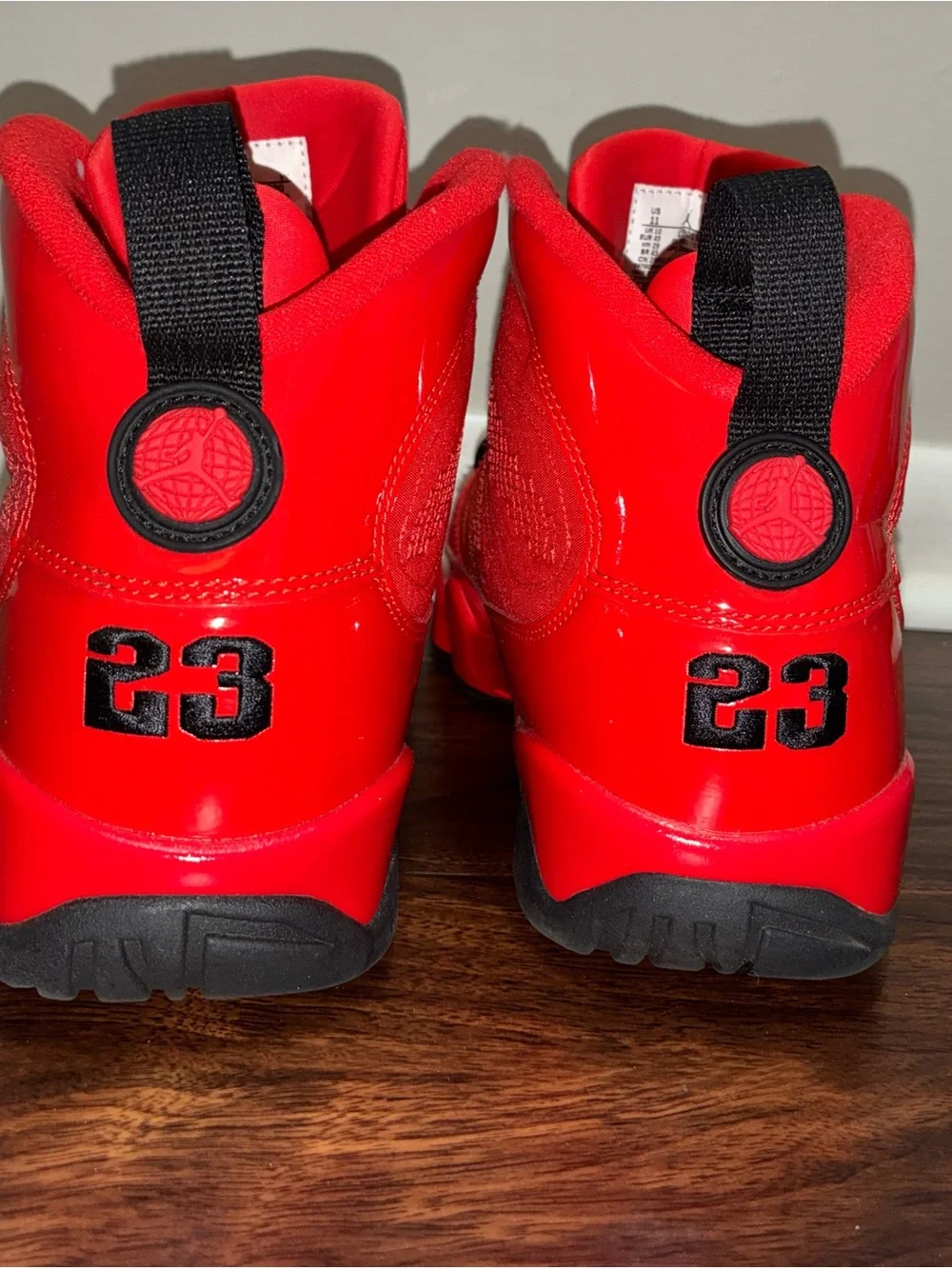 Jordan Men's Red and Black Basketball Shoes